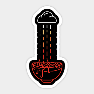 Ramen in The Rain Sticker